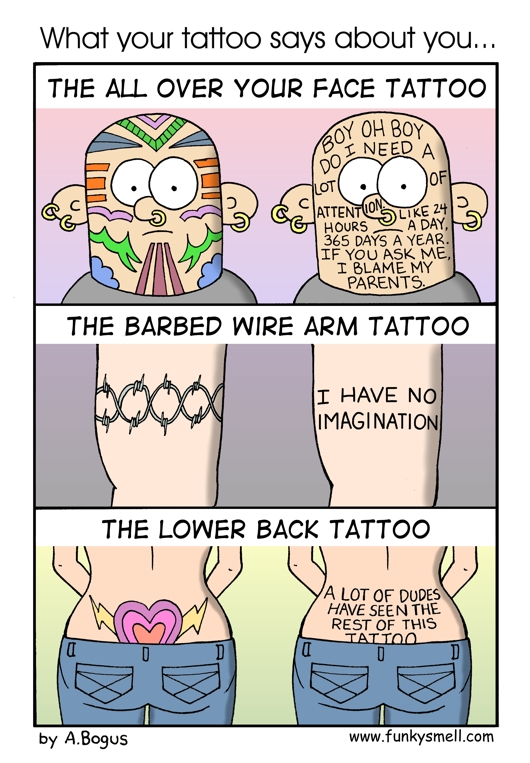What your tattoo says about you - Cool Mohammadi - Weblog, Jokes, Pics, 